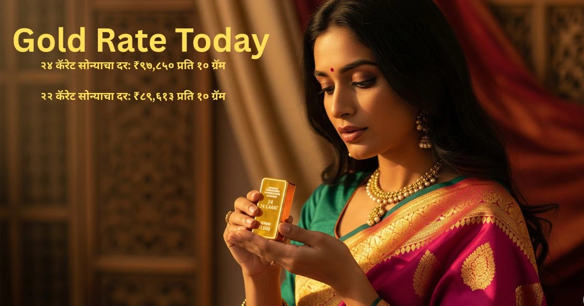Gold Rate Today: सोन्याच्या भावात सलग दुसऱ्या दिवशी घट
