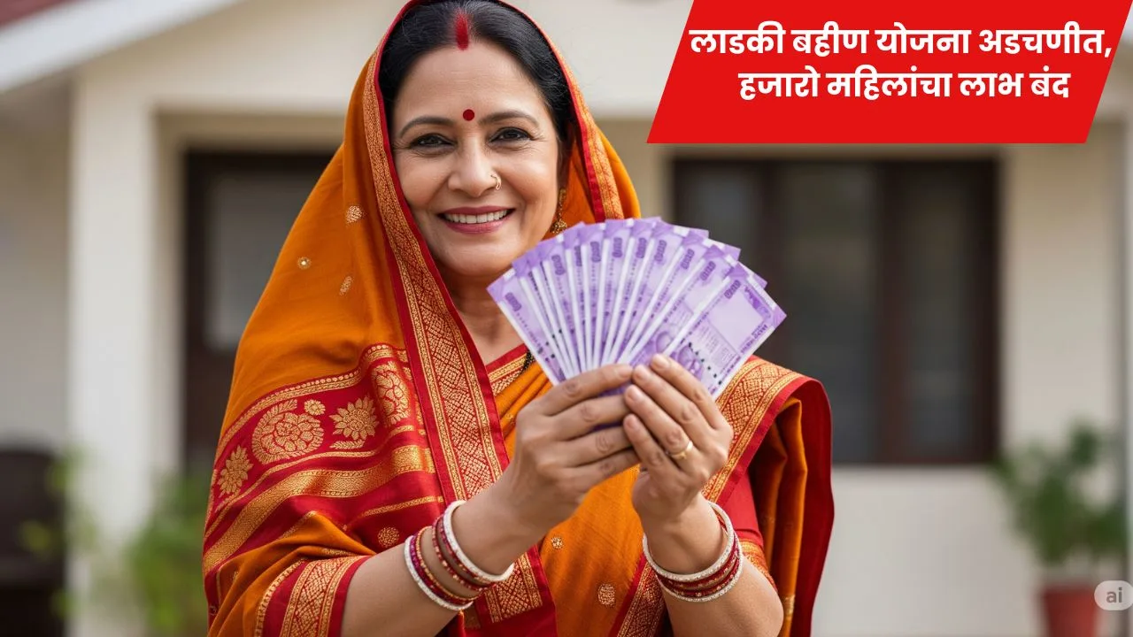 लाडकी बहीण योजना अडचणीत, हजारो महिलांचा लाभ बंद