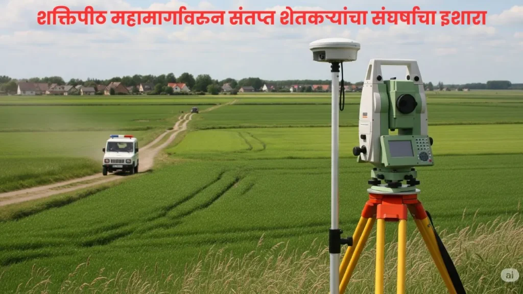 शक्तिपीठ महामार्गावरुन संतप्त शेतकऱ्यांचा संघर्षाचा इशारा