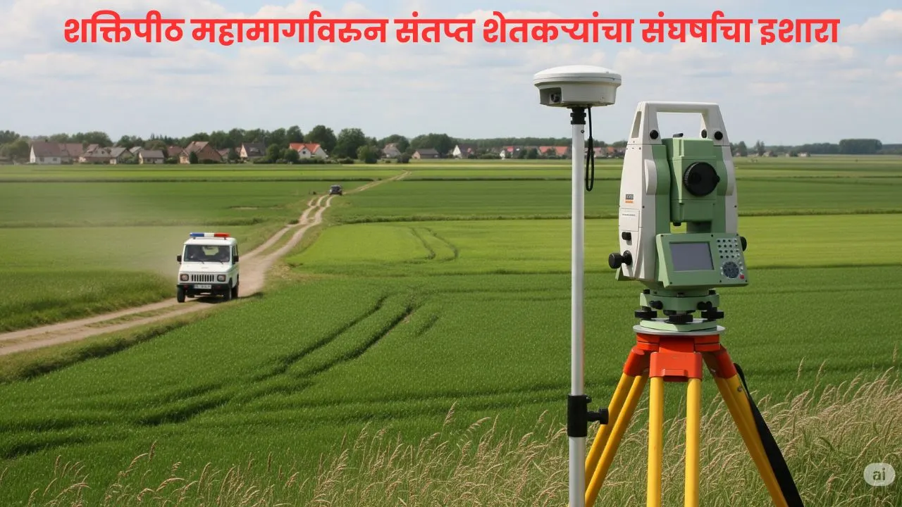 शक्तिपीठ महामार्गावरुन संतप्त शेतकऱ्यांचा संघर्षाचा इशारा