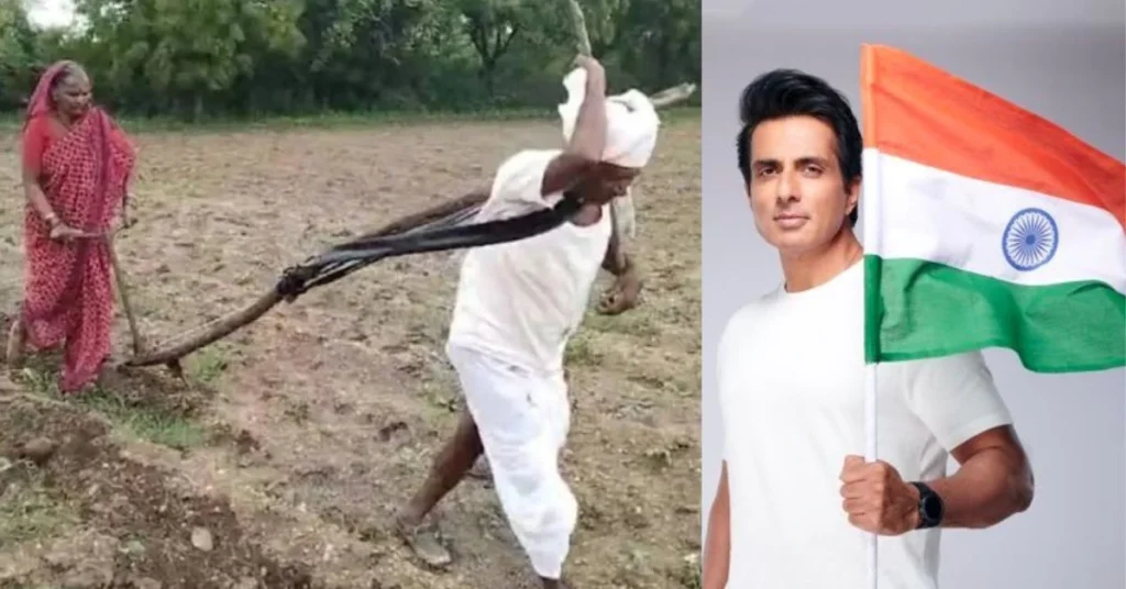 सोनू सूद (Sonu Sood) शेतकऱ्याच्या मदतीला धावला, थेट बैलजोडीचं वचन!