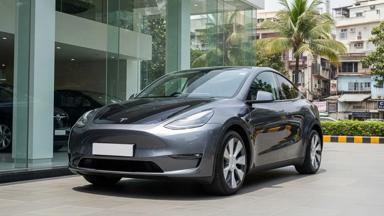 Tesla Model Y भारतात दाखल; किंमत ₹59.9 लाखांपासून सुरू