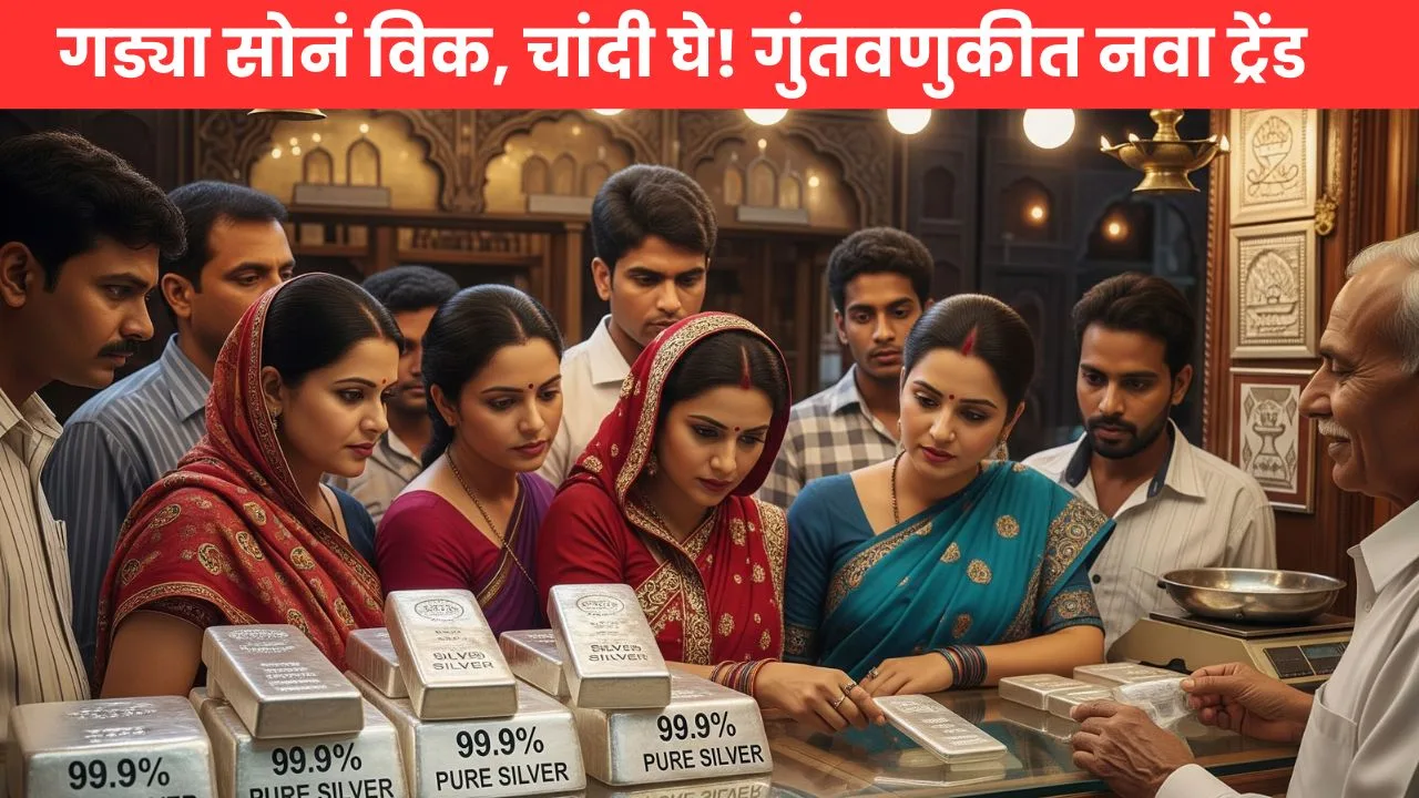 गड्या सोनं विक, चांदी घे! गुंतवणुकीत नवा ट्रेंड